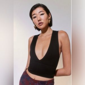 NWT Urban Outfitters Out From Under Hailey Seamless Plunge Bra Top Size M